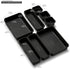 madesmart 8-Piece Interlocking Bin Pack-Carbon Collection Customizable Multi-Purpose Storage, Durable, Easy to Clean & BPA-Free