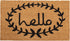 Calloway Mills 121811729 Calico Hello Doormat, 17" x 29", Natural/Black