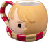 Harry Potter Hermione Granger Figural Ceramic Coffee Mug, 24 oz - Cute Chibi Design with Gryffindor Scarf Handle - Great Gift for Any Harry Potter Fan