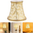 IMIKEYA Small Barrel Lamp Shade DIY Handmade Royal European Style Fabric Lamp Cover Shade Retro Floor Chandelier Light Shade Replacement for Home Shop