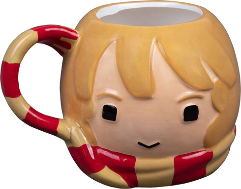 Harry Potter Hermione Granger Figural Ceramic Coffee Mug, 24 oz - Cute Chibi Design with Gryffindor Scarf Handle - Great Gift for Any Harry Potter Fan