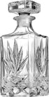 Hibekol Whiskey Decanter with Glass Stopper Lead-Free Glass 25.3 oz/ 750ml Decanter for Bourbon, Wine, Scotch, Vodka or Liquor€¦