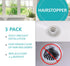 Evriholder Bathtub Drain Hair Catcher, Plastic Bathtub Drain Cover & Shower Drain Hair Catcher for Bathroom, perfect fit for your Shower Drain Cover - Pack of 3