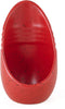 Speckled Earthenware Spoon Rest for Kitchen Stoves and Countertops - Barn Red