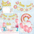 Two Sweet Donut Party Decoration Baby Second Birthday Glitter Doughnut Banner Cake Topper Sprinkles Balloons Kids Party Favor Ideas Supplies
