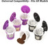 K Cup Filters - Pack of 300 - Fits With All Reusable Coffee Pods - Compostable and Disposable Coffee Filters for Keurig Single Cup by Delibru