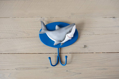 Borders Unlimited Fish 'N Sharks Towel or Coat/Bookbag Wall Hook, Multicolor