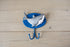 Borders Unlimited Fish 'N Sharks Towel or Coat/Bookbag Wall Hook, Multicolor