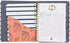 C.R. Gibson Blue and White Striped Floral Spiral Recipe Journal, 100 Pages, 7.25" x 9" (QMR-18689)
