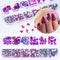 660Pcs AB Red Rhinestones Crystals Gems Nail Art Flat Back Round Beads Red AB Multi Sized Shapes Gems Rhinestone Stones for Nail Art DIY Jewelry Crafts Accessories