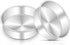 6 Inch Cake Pan Set of 2, Deedro Round Cake Baking Pans Stainless Steel Cake Pans for Wedding Birthday Layer Cake, One-piece Molding, Healthy & Durable, Mirror Finish & Dishwasher Safe