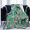 Multi Theme Blanket Size Lightweight Super Soft Comfortable Luxury Bed Blanket Microfiber(Flower Horse 40"x50")