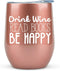 Book Lovers Gifts Women - 12 oz Wine Tumbler or Mug - Idea for Book Club, Librarians, Bulk Readers, Literary, Glass, Bookworm, Reading
