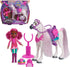 Just Play Winner's Stable Doll and Horse 11-Piece Set, 5-Inch Madison Articulated Small Doll & 7-Inch Huntley Articulated Horse, Kids Toys for Ages 3 Up, Basket Stuffers and Small Gifts