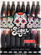 Sugar Skull Smens - Scented Pens, Black Ink, Medium Point - 8 Count