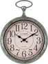 La Crosse 404-3828 9 Inch Pocket Watch Quartz Wall Clock, Green