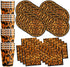 Leopard Print Birthday Party Supplies Set Plates Napkins Cups Tableware Kit for 16