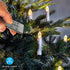 Amagic 10 Pcs 4'' Flickering Led Candles for Christmas Tree, Window Candles with Remote &Timer &Clips/Suction Cups, Battery Decor Candles for Windows Warm White Light, Gifts for Christmas