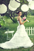 24 Pc Paper Round Lantern for Birthday Bridal Wedding Baby Shower Parties - Great for Indoor or Outdoor (White)
