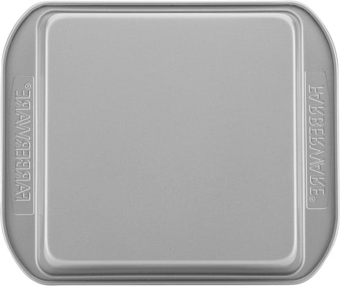 Farberware Nonstick Bakeware Nonstick Baking Pan / Nonstick Cake Pan, Square - 9 Inch, Gray