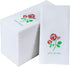 100 Disposable Guest Towels, Soft and Absorbent Linen-Feel Paper Hand Towels, Durable Decorative Bathroom Hand Napkins, Good for Kitchen, Parties, Weddings, Dinners or Events
