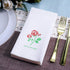 100 Disposable Guest Towels, Soft and Absorbent Linen-Feel Paper Hand Towels, Durable Decorative Bathroom Hand Napkins, Good for Kitchen, Parties, Weddings, Dinners or Events