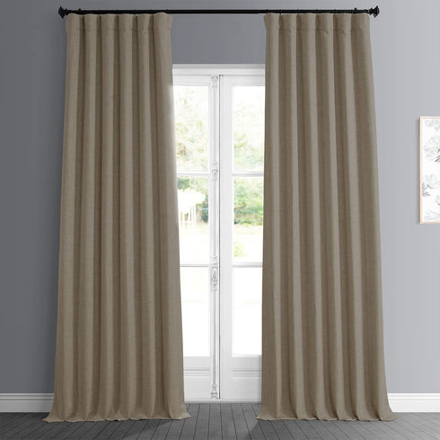 HPD Half Price Drapes Room Darkening Curtains 108 Inches Long (1 Panel), BOCH-LN18538-108, Nomad Tan