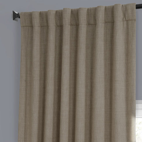 HPD Half Price Drapes Room Darkening Curtains 108 Inches Long (1 Panel), BOCH-LN18538-108, Nomad Tan