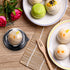 150 Sets Clear Plastic Mini Cupcake Container Clear Plastic Mini Cupcake Boxes Dome Muffin Single Container Box for Cheese Pastry Dessert Mooncake