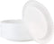 100 Count Disposable 9 Inch White Plastic Dinner Plates large