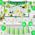 St Patricks Day Decorations, 64 Pcs Green Lucky Irish Party Supplies Accessories, Shamrock Balloon, Banner, Tissue Paper Pom Poms, Hanging Swirl, Paper Tassels