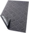 LuxStep Door Mat Large 24x36 Inch Indoor Outdoor Doormat, Non-Slip Low-Profile Design Floor Mat, Durable Trap Dirt and Dust Front Door Welcome Mat for Entryway,Patio,Garage,High Traffic Areas, Grey