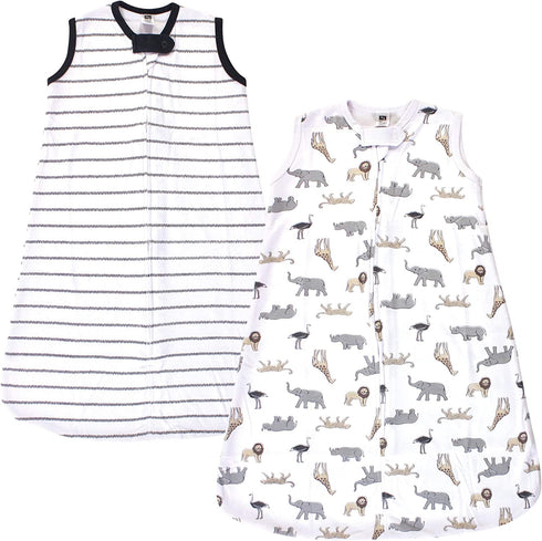 Hudson Baby Unisex Baby Cotton Sleeveless Wearable Sleeping Bag