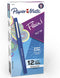 Paper Mate Flair Felt Tip Pens, Medium Point (0.7mm), Blue, 12 Count