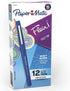 Paper Mate Flair Felt Tip Pens, Medium Point (0.7mm), Blue, 12 Count