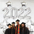 Silver 2022 Balloons Numbers Set - 40 Inch, 2022 Graduation Balloons, Confetti | Silver Graduation Decorations 2022, Graduation Party Decorations, Graduation Party Supplies | Class of 2022 Decorations