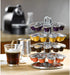Nifty Nespresso Capsule Carousel 40 Coffee Pod Storage Holder, Spins 360-Degrees, Lazy Susan Platform, Modern Chrome Design, Home or Office Kitchen Counter Organizer