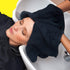Simpli-Magic 79178 Cotton Hand Towels, 16"x27", 12 Pack, Black, Not Bleach Proof 12 Count