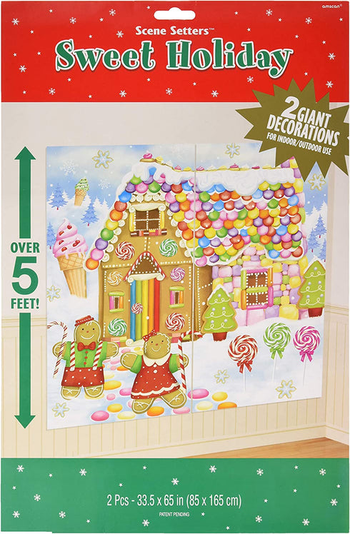 Amscan 670231 Sweet Holiday Scene Setters Add-Ons Christmas Accessory, 2 Ct. | Plastic