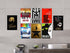 American Musical Posters 8PCS Prints Decor Wall Art Print for Bedroom Living Room 11.5 x 16.5 inch