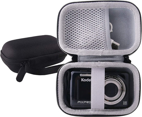 WERJIA Hard EVA Travel Case for Kodak PIXPRO Friendly Zoom FZ55/FZ53/ FZ43/FZ45 Digital Camera (black)