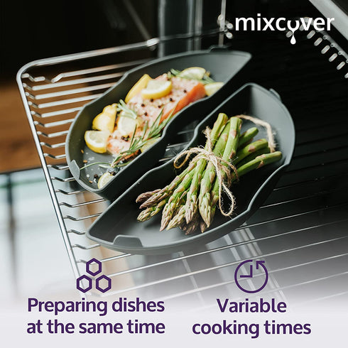 mixcover steam cooking mold silicone mold casserole silicone tray divider for Thermomix TM6 / TM5 / TM31