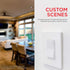 UltraPro Add-On Switch QuickFit and SimpleWire, In-Wall White Rocker Paddle Only, Z-Wave ZigBee Wireless Smart Lighting Controls, NOT A STANDALONE Switch, 39350