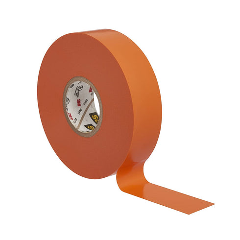 3M 10869-BA-5 640024981871 Scotch Vinyl Color Coding Electrical Tape 35, 3/4 in x 66 ft, Orange, 66'