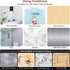 30 Pieces Flexible Mirror Sheets Self Adhesive Non Glass Mirror Tiles Mirror Stickers for Home Wall Decor (6 x 9 Inch)