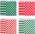 Kolewo4ever 100 pieces Christmas Treat Bags Christmas Goodies Bags, Kraft Holiday Gift Bags Red Green Candy Buffet Paper Bags Xmas Holiday Party Favor Goody Bags