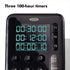 OXO Good Grips Triple Kitchen Timer, Black