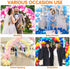 Balloon Arch Kit with Base Adjustable Balloon Arch Stand Kit for Outdoors, 60Pcs Balloon Clips, Pump, 9Ft Tall Balloon Arch Holder for Birthday Wedding Baby Shower Party Decorations
