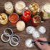 100 Count Canning Lids Regular Mouth - Mason Canning Jar Lids for Ball,Kerr - Split-Type Metal Jar Lids Leak Proof - Food Grade Material - PATENT PENDING 100% Fit for Regular Mouth