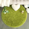 Chicrug Fluffy Round Area Rugs for Girls Bedroom, 4x4 Feet Shaggy Circle Area Rug for Living Room, Soft Fuzzy Carpets for Princess Room, Cute Rug Kids Circular Playmats for Baby Nursery Home, Green